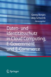 Produktbild: Daten- und Identit&auml;tsschutz in Cloud Computing, E-Government und E-Commerce