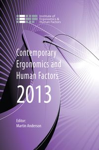Produktbild: Contemporary Ergonomics and Human Factors 2013