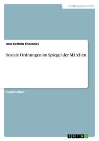 Produktbild: Soziale Ordnungen im Spiegel der M&auml;rchen