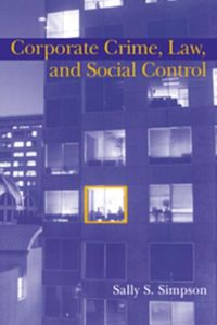 Produktbild: Corporate Crime, Law, and Social Control