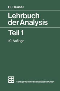 Produktbild: Lehrbuch der Analysis Teil 1