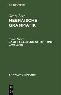Produktbild: Einleitung, Schrift- und Lautlehre