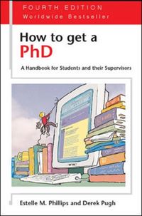 Produktbild: Phillips, E: How to Get a PhD