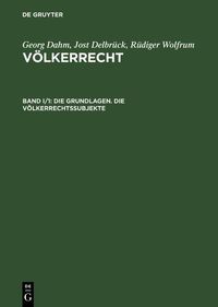 Produktbild: Die Grundlagen. Die V&ouml;lkerrechtssubjekte