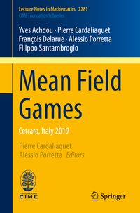 Produktbild: Mean Field Games