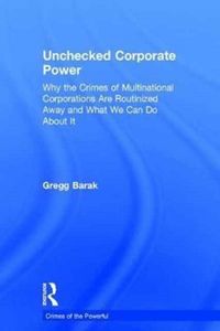 Produktbild: Barak, G: Unchecked Corporate Power