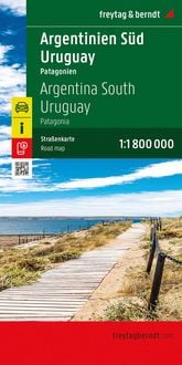 Produktbild: Argentinien S&uuml;d - Uruguay, Stra&szlig;enkarte 1:1.800.000, freytag & berndt