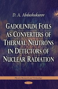 Produktbild: Abdushukurov, D: Gadolinium Foils as Converters of Thermal N