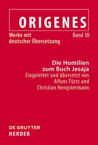 Produktbild: Die Homilien zum Buch Jesaja