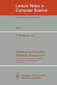 Produktbild: Statistical and Scientific Database Management