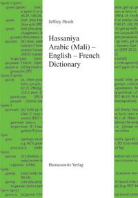 Produktbild: Hassaniya Arabic (Mali) - English - French Dictionary
