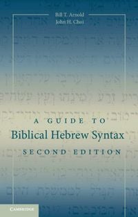 Produktbild: A Guide to Biblical Hebrew Syntax