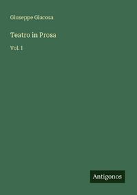 Produktbild: Teatro in Prosa