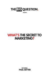 Produktbild: What's The Secret to Internet Marketing?