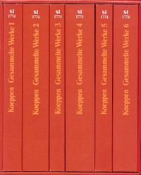 Produktbild: Gesammelte Werke in sechs B&auml;nden in den suhrkamp taschenb&uuml;chern
