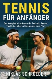 Produktbild: Tennis f&uuml;r Anf&auml;nger: Der komplette Leitfaden f&uuml;r Technik, Regeln, Taktik & sicheres Spielen auf dem Platz