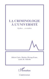 Produktbild: Criminologie a L'universite
