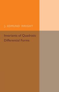 Produktbild: Invariants of Quadratic Differential Forms