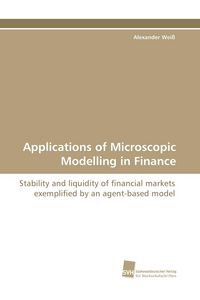 Produktbild: Applications of Microscopic Modelling in Finance
