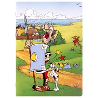 Asterix 3, Idefix Notizheft A4 48 Blatt liniert mit Rand von 