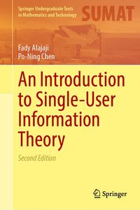 Produktbild: An Introduction to Single-User Information Theory