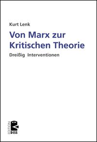 Produktbild: Von Marx zur Kritischen Theorie
