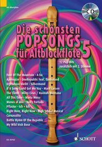 Produktbild: Die sch&ouml;nsten Popsongs f&uuml;r Alt-Blockfl&ouml;te
