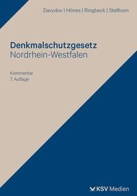 Produktbild: Denkmalschutzgesetz Nordrhein-Westfalen