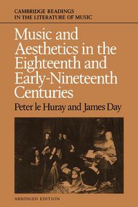 Produktbild: Music and Aesthetics in the Eighteenth and Early Nineteenth Centuries