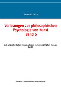 Produktbild: Vorlesungen zur philosophischen Psychologie von Kunst. Band 6