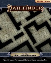 Produktbild: Pathfinder Flip-Mat: Shattered Dungeon