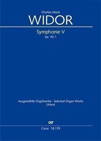 Produktbild: Symphonie No. V pour Orgue, Partitur