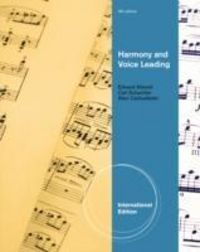 Produktbild: Aldwell, E: Harmony and Voice Leading