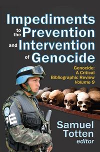 Produktbild: Totten, S: Impediments to the Prevention and Intervention of