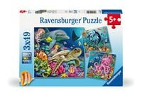 Produktbild: Kinderpuzzle 3x49 Teile - Bezaubernde Unterwasserwelt