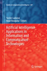 Produktbild: Artificial Intelligence Applications in Information and Communication Technologies