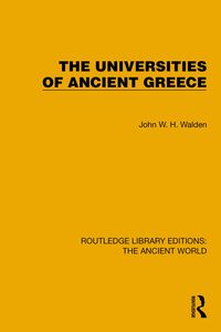 Produktbild: The Universities of Ancient Greece