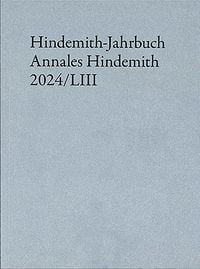 Produktbild: Hindemith-Jahrbuch