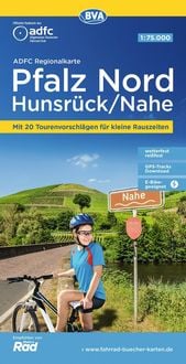 Produktbild: BVA ADFC Regionalkarte Pfalz Nord/ Hunsr&uuml;ck/ Nahe 1:75.000