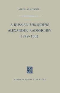 Produktbild: A Russian Philosophe Alexander Radishchev