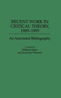 Produktbild: Recent Work in Critical Theory, 1989-1995