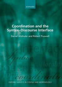Produktbild: Coordination and the Syntax - Discourse Interface