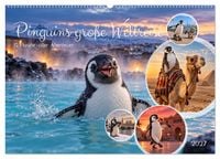 Produktbild: Pinguins gro&szlig;e Weltreise (Wandkalender 2027 DIN A2 quer), CALVENDO Monatskalender