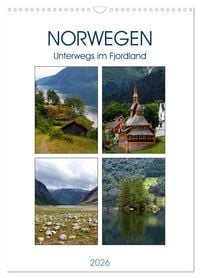 Produktbild: Norwegen - Unterwegs im Fjordland (Wandkalender 2026 DIN A3 hoch), CALVENDO Monatskalender