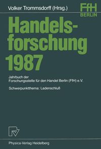 Produktbild: Handelsforschung 1987