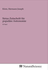 Produktbild: Sirius Zeitschrift f&uuml;r popul&auml;re Astronomie