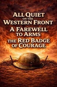 Produktbild: All Quiet on the Western Front, A Farewell to Arms & The Red Badge of Courage