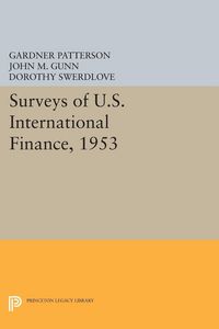 Produktbild: Surveys of U.S. International Finance, 1953