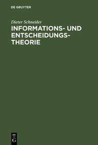 Produktbild: Informations- und Entscheidungstheorie