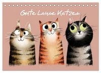 Produktbild: Gute Laune Katzen (Tischkalender 2026 DIN A5 quer), CALVENDO Monatskalender